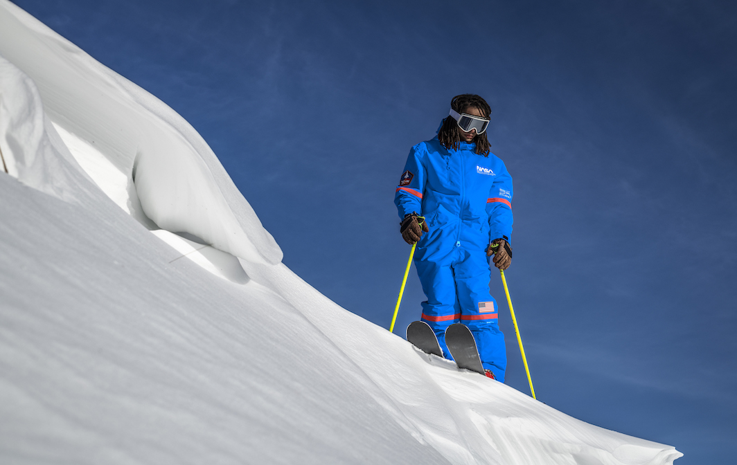 Blue Snowsuits