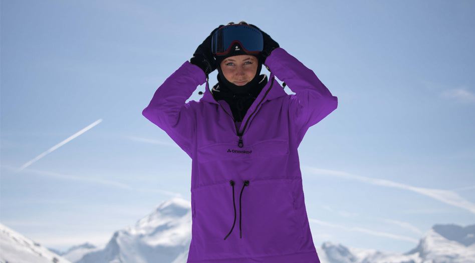 Purple Snow Suits