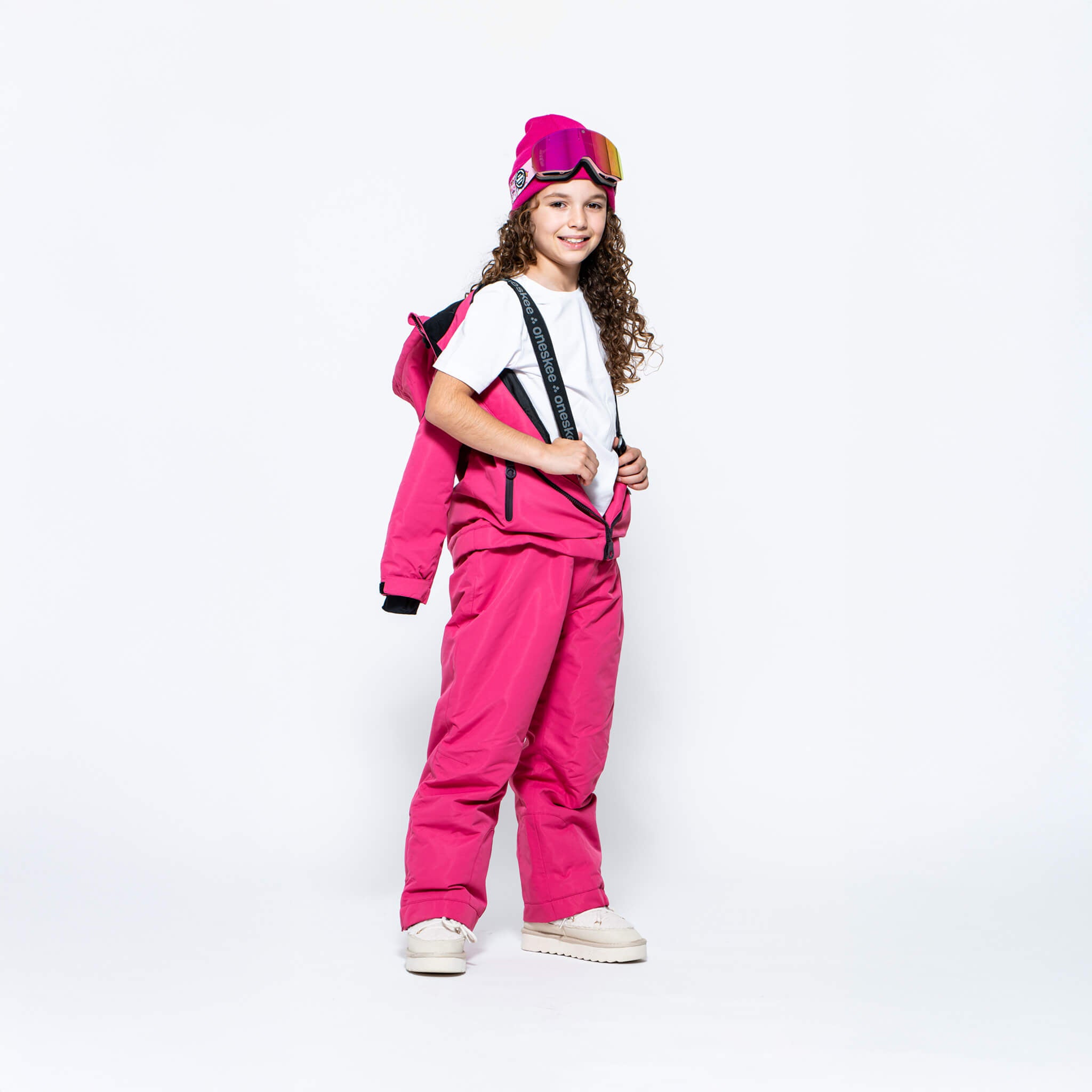 Kids 2-in-1 Snow Suit, Raspberry