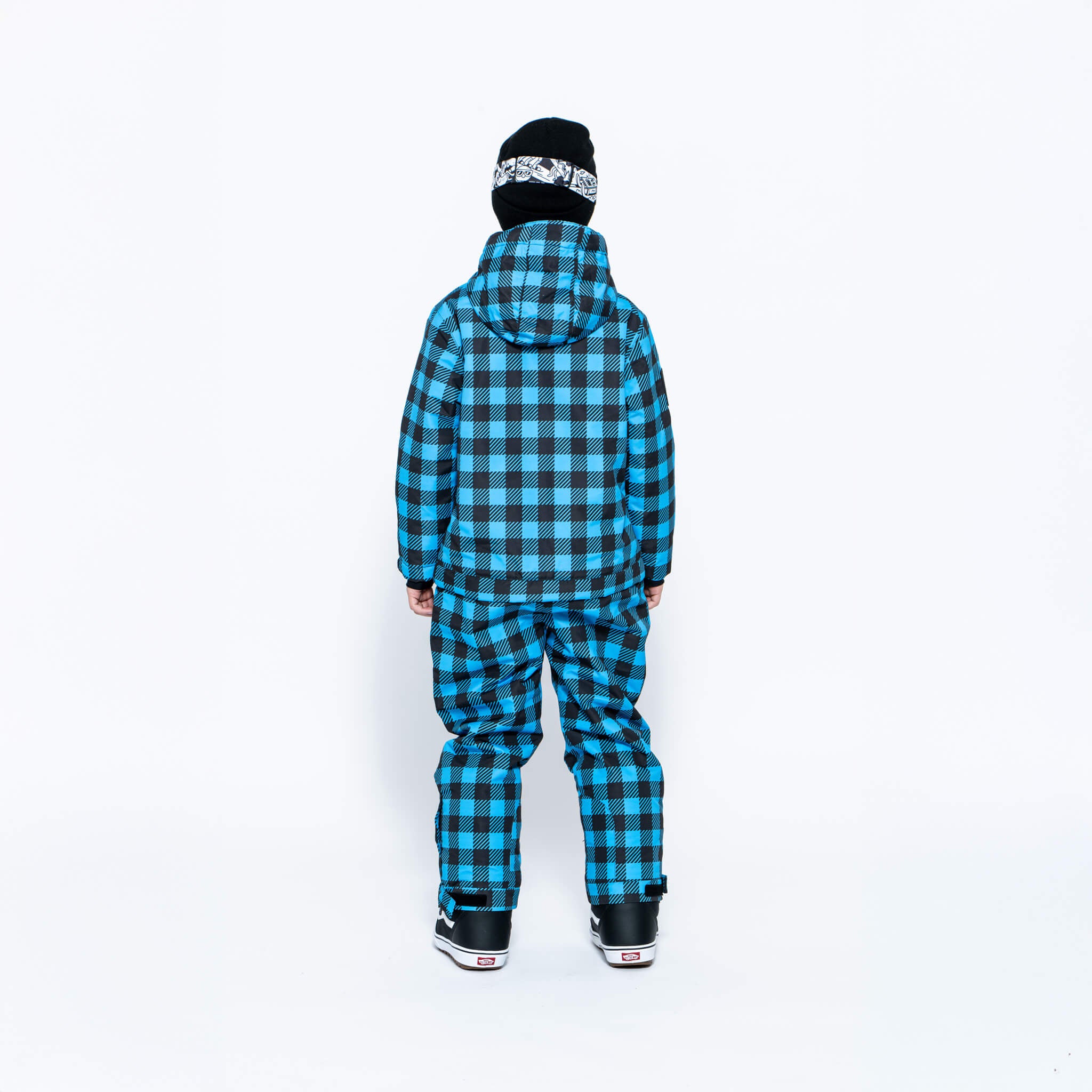 Kids 2-in-1 Snow Suit, Blue Check