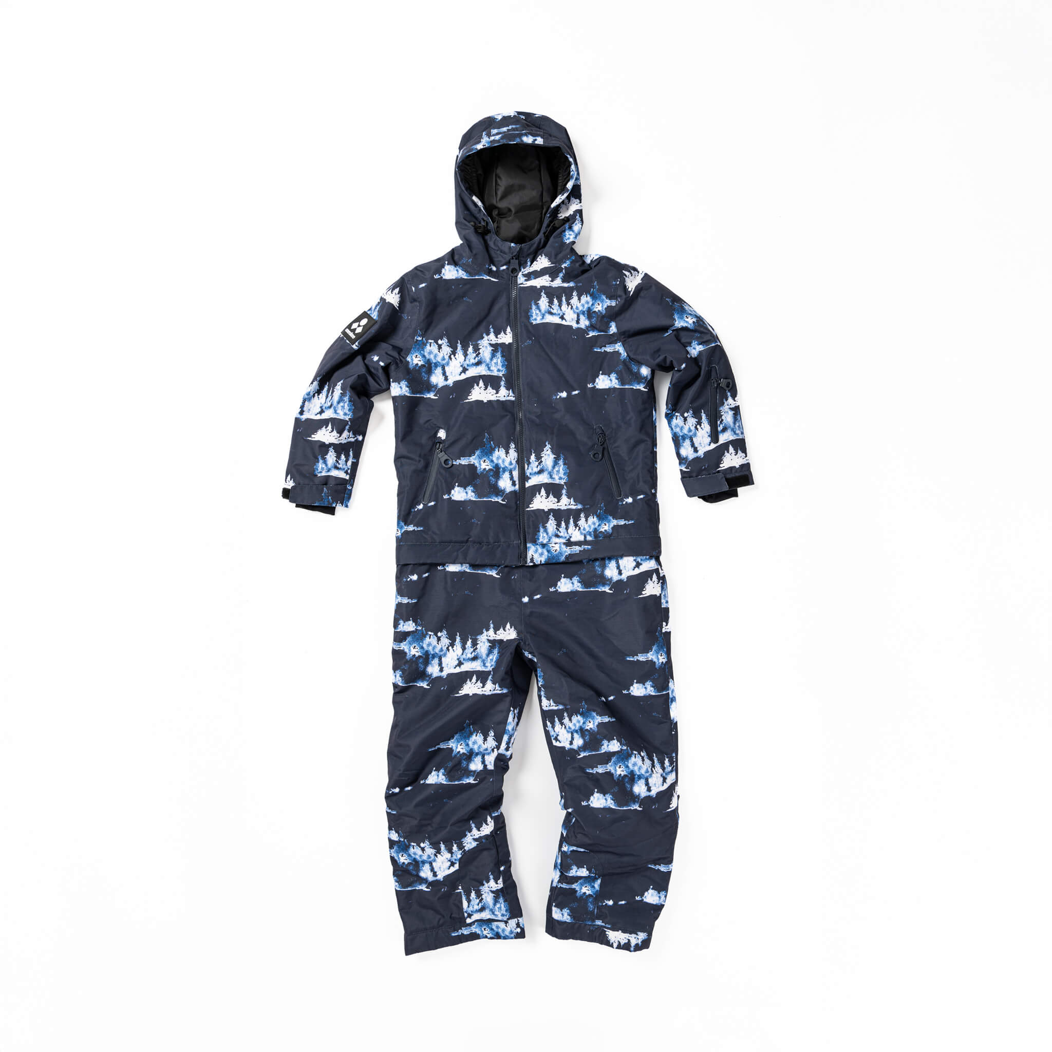 Kids 2-in-1 Snow Suit, Blue Forest