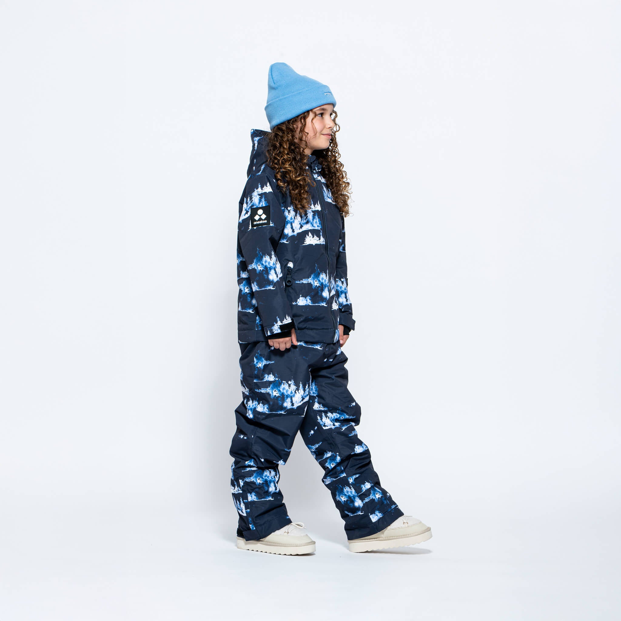 Kids 2-in-1 Snow Suit, Blue Forest