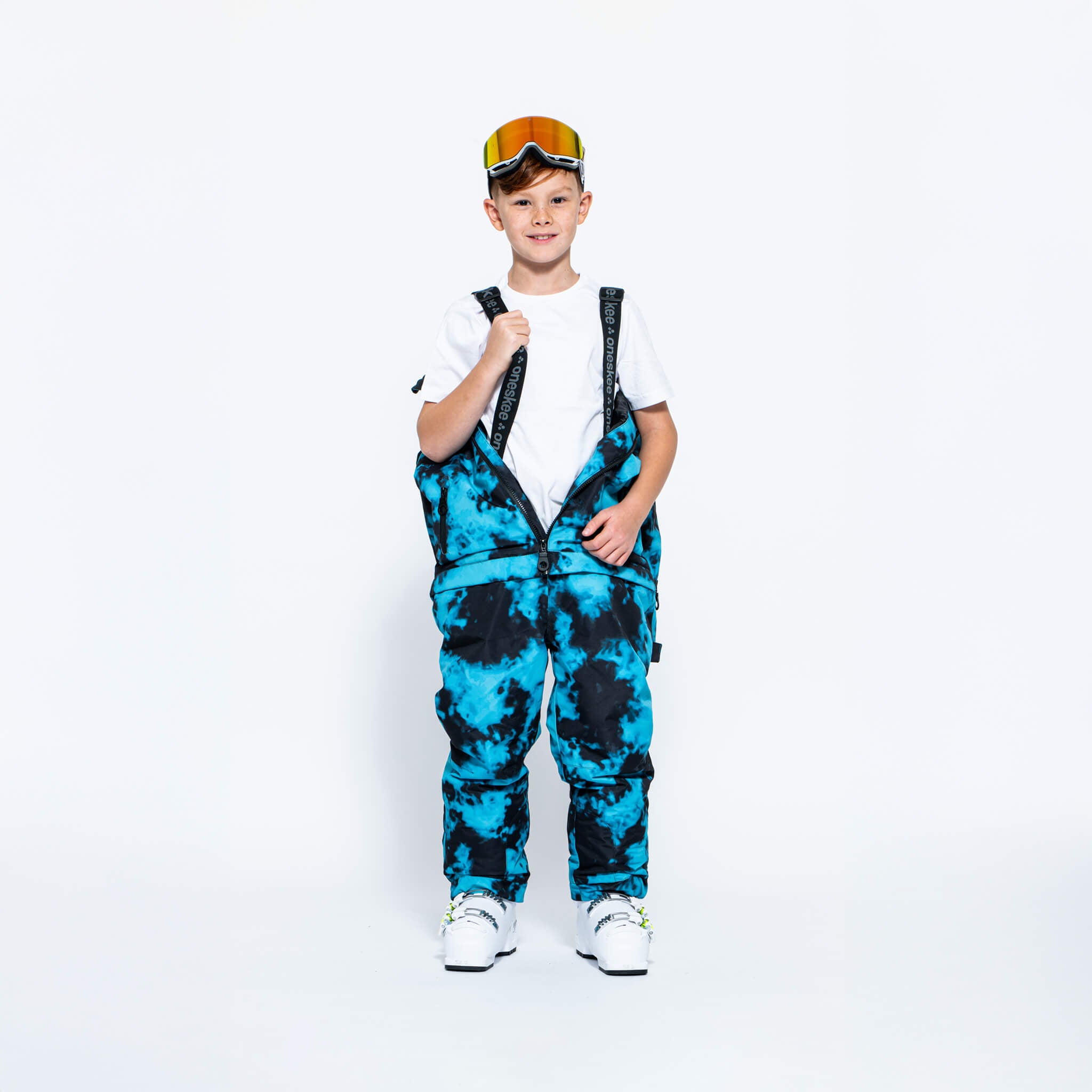 Kids 2-in-1 Snow Suit, Turquoise Tie Dye