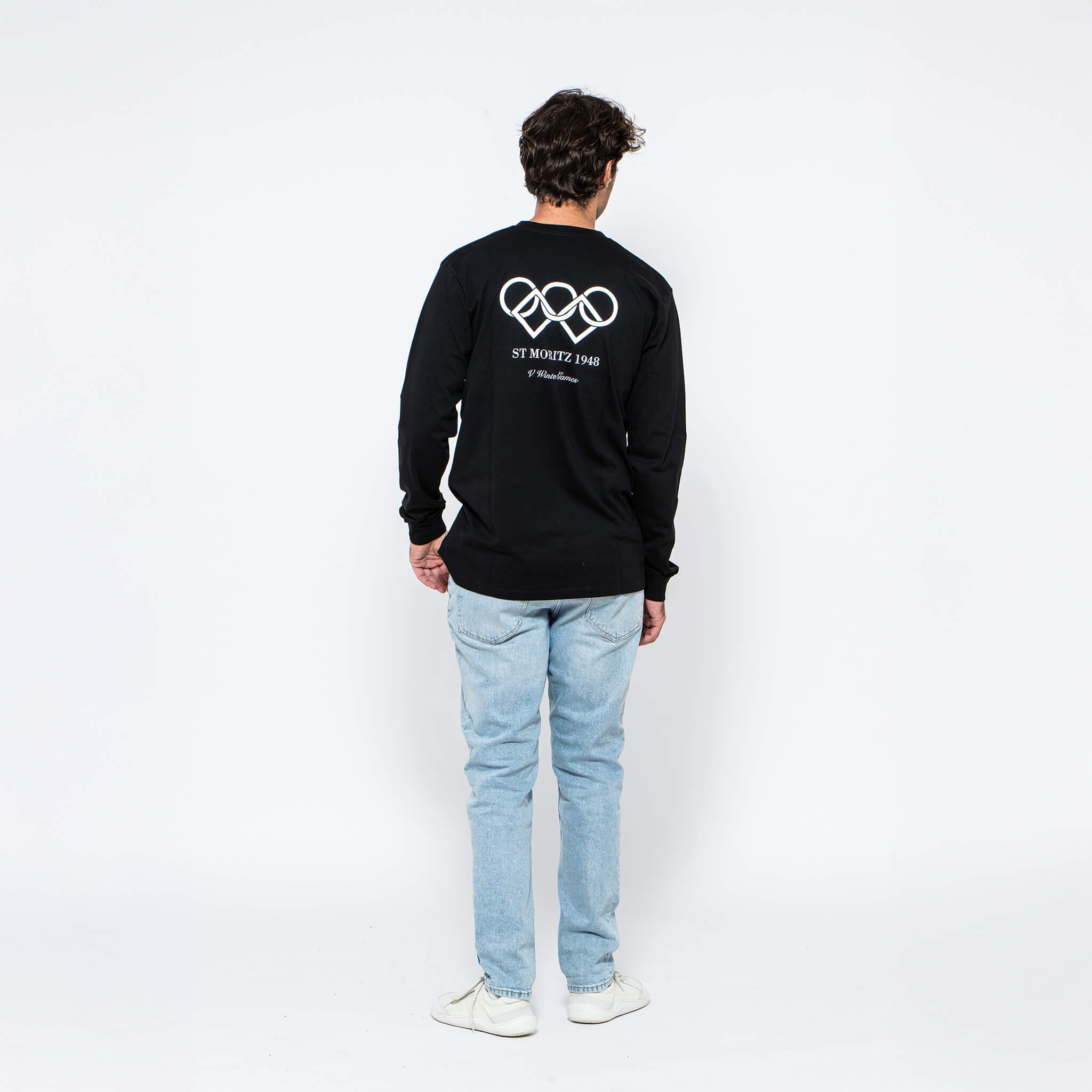 V Winter Games LS Tee, Black