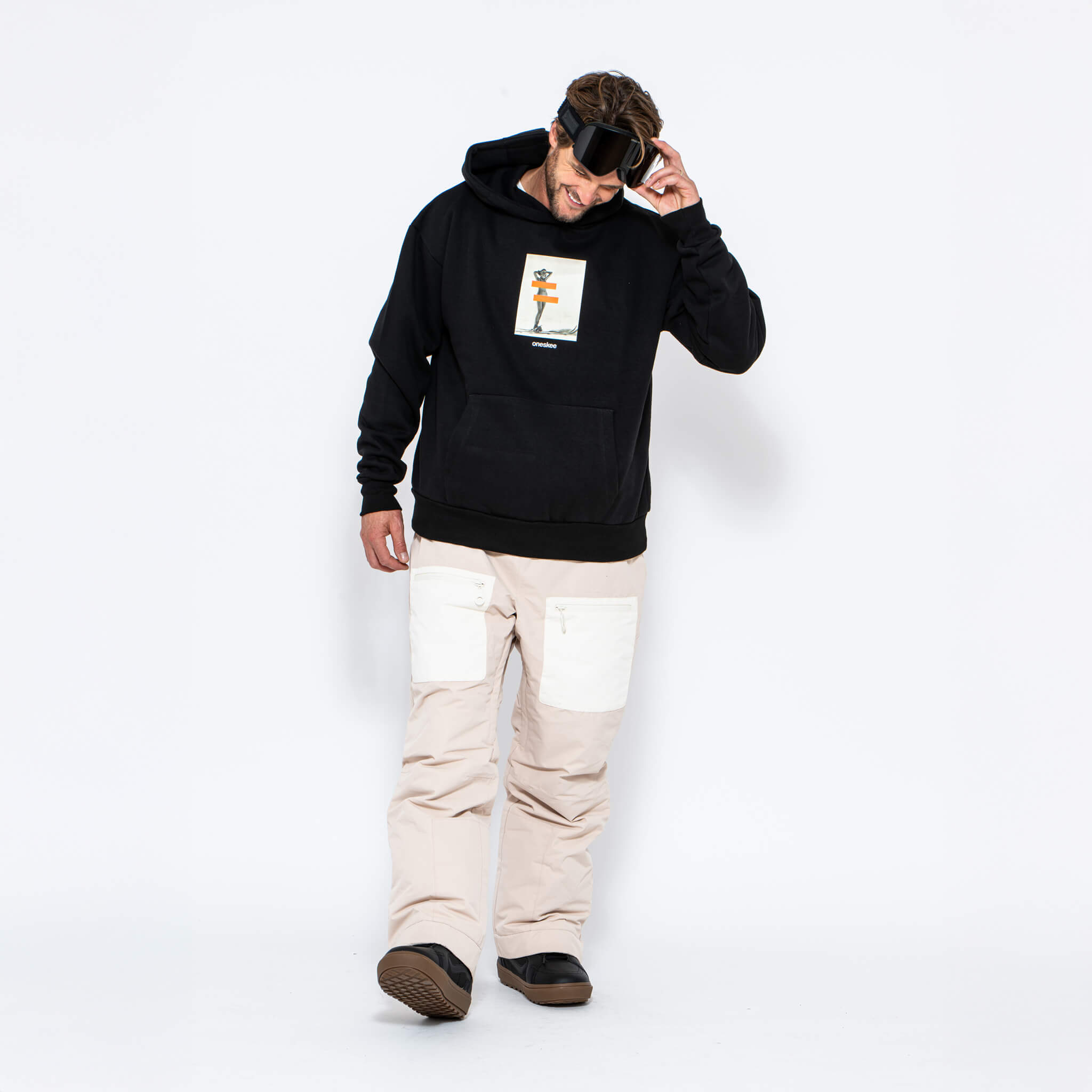 Men's 3-in-1 Snow Suit, Sand & White