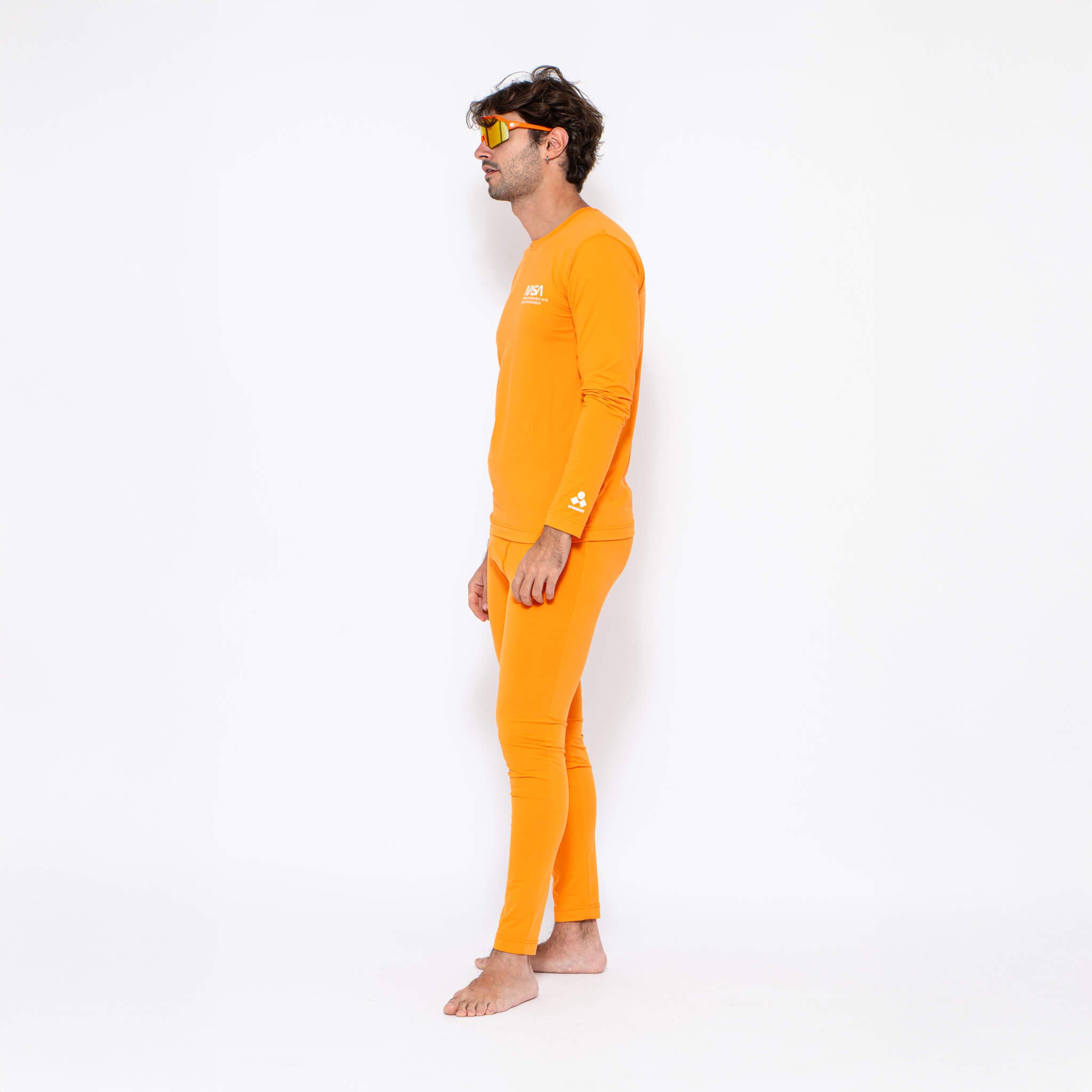 Men's Base Layer Set, Orange NASA