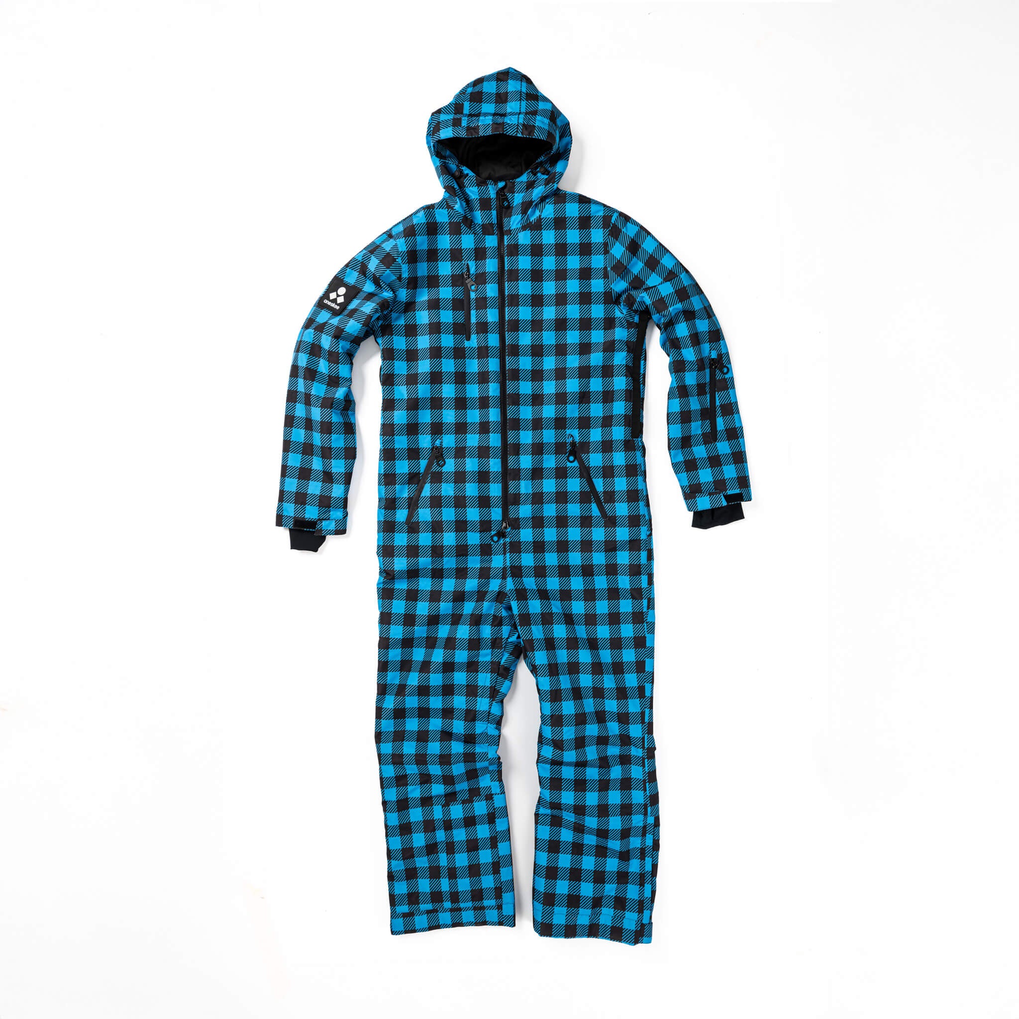 Men's Snow Suit, Blue Check