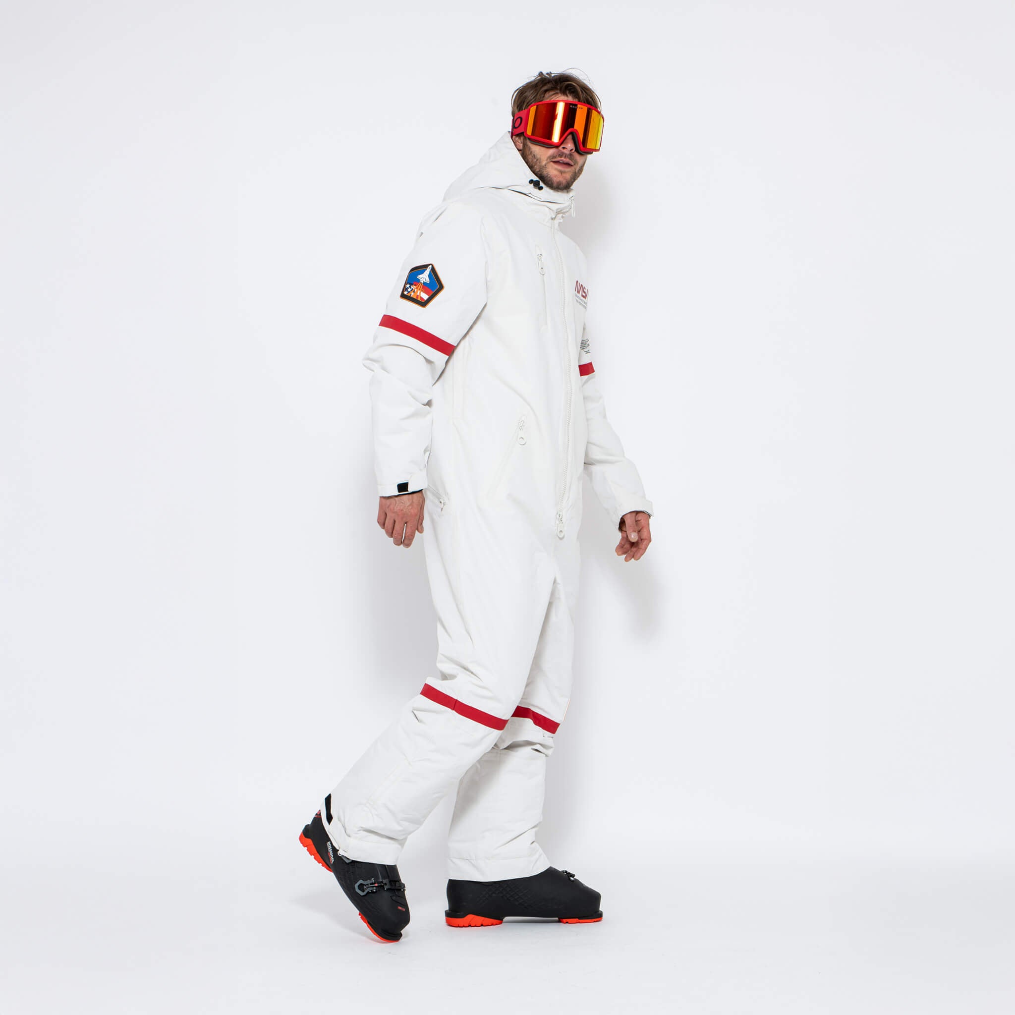 Men's Snow Suit, White NASA