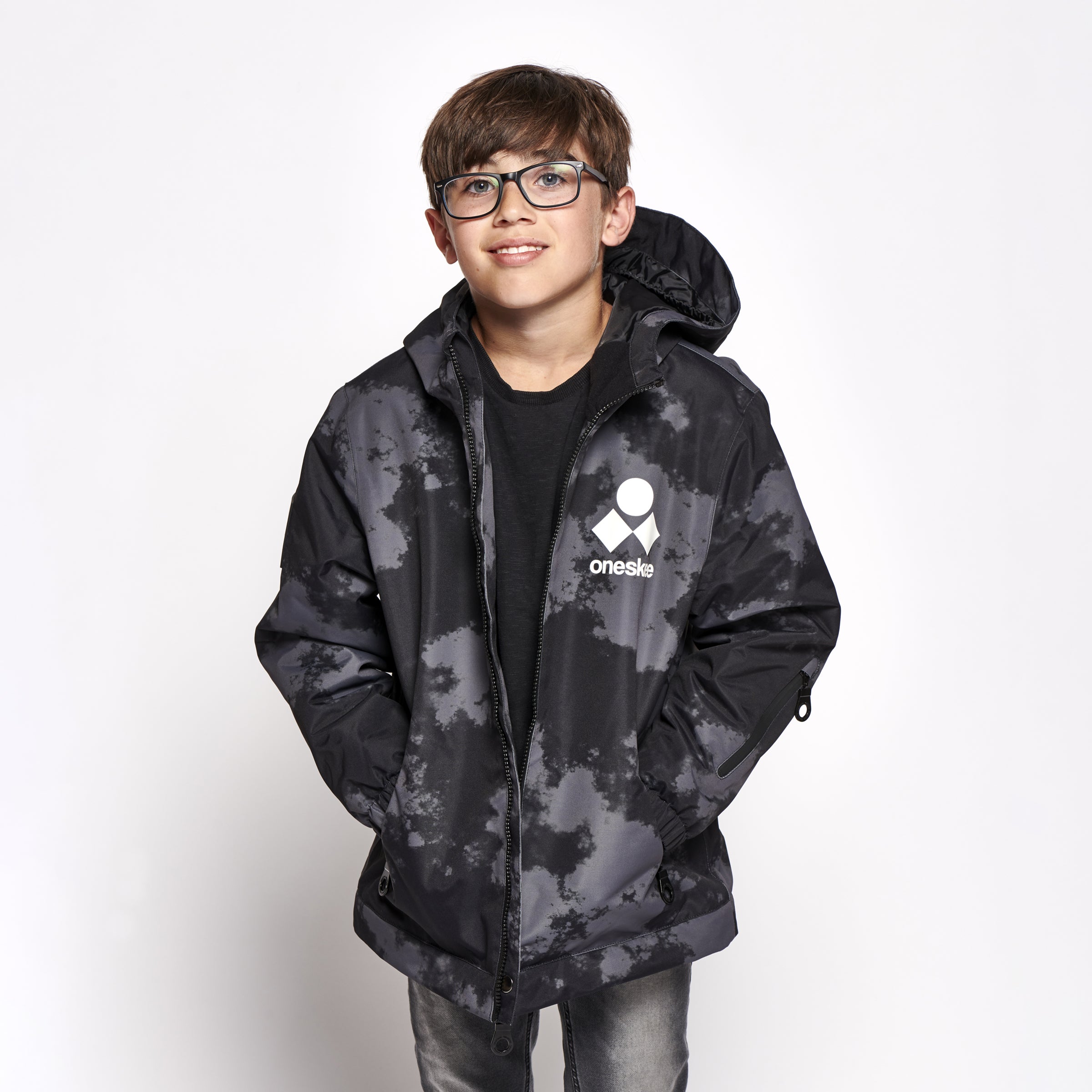 Kids 2-in-1 Snow Suit, Black Storm