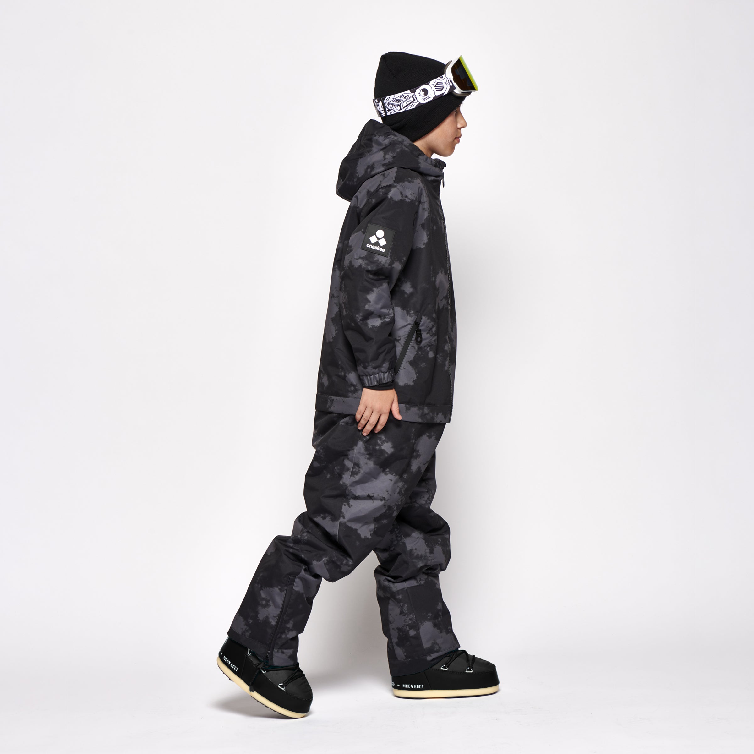 Kids 2-in-1 Snow Suit, Black Storm