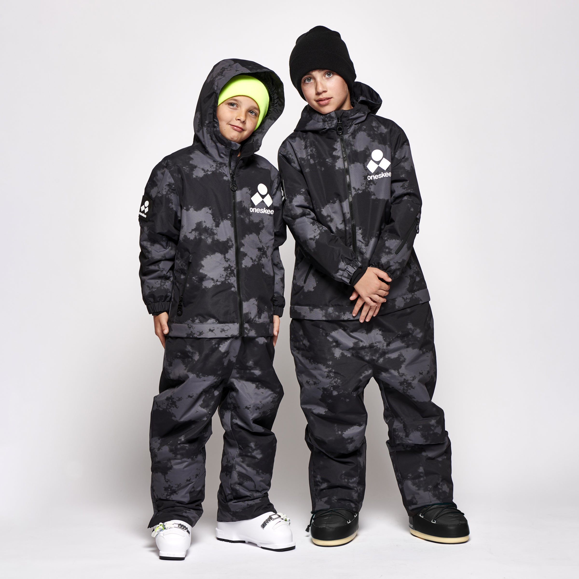 Kids 2-in-1 Snow Suit, Black Storm