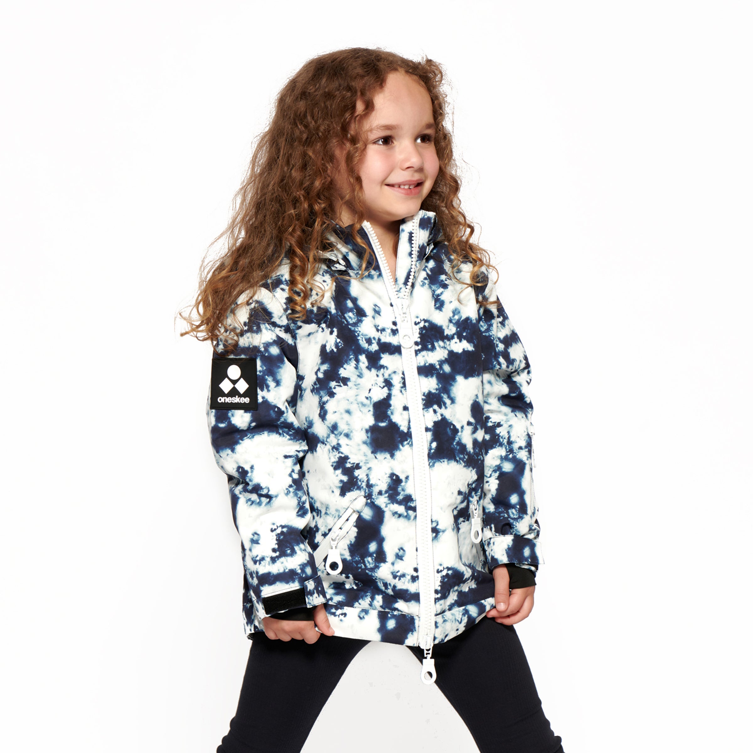 Kids 2-in-1 Snow Suit, Blue Tie Dye