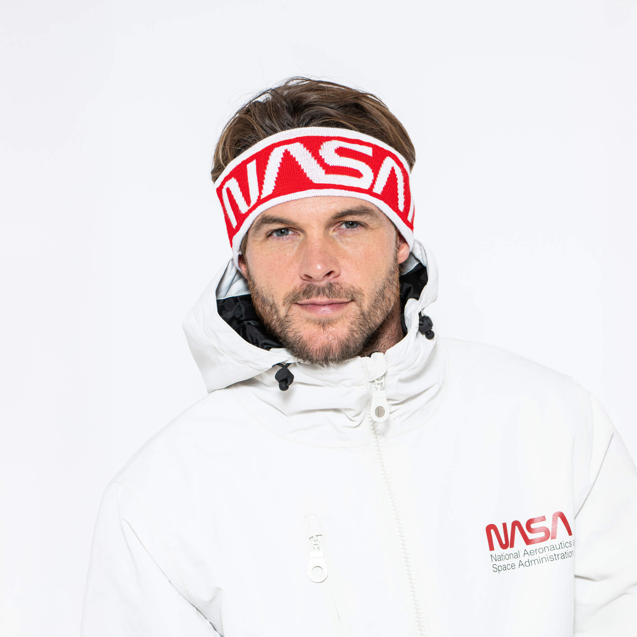 NASA Headband, White