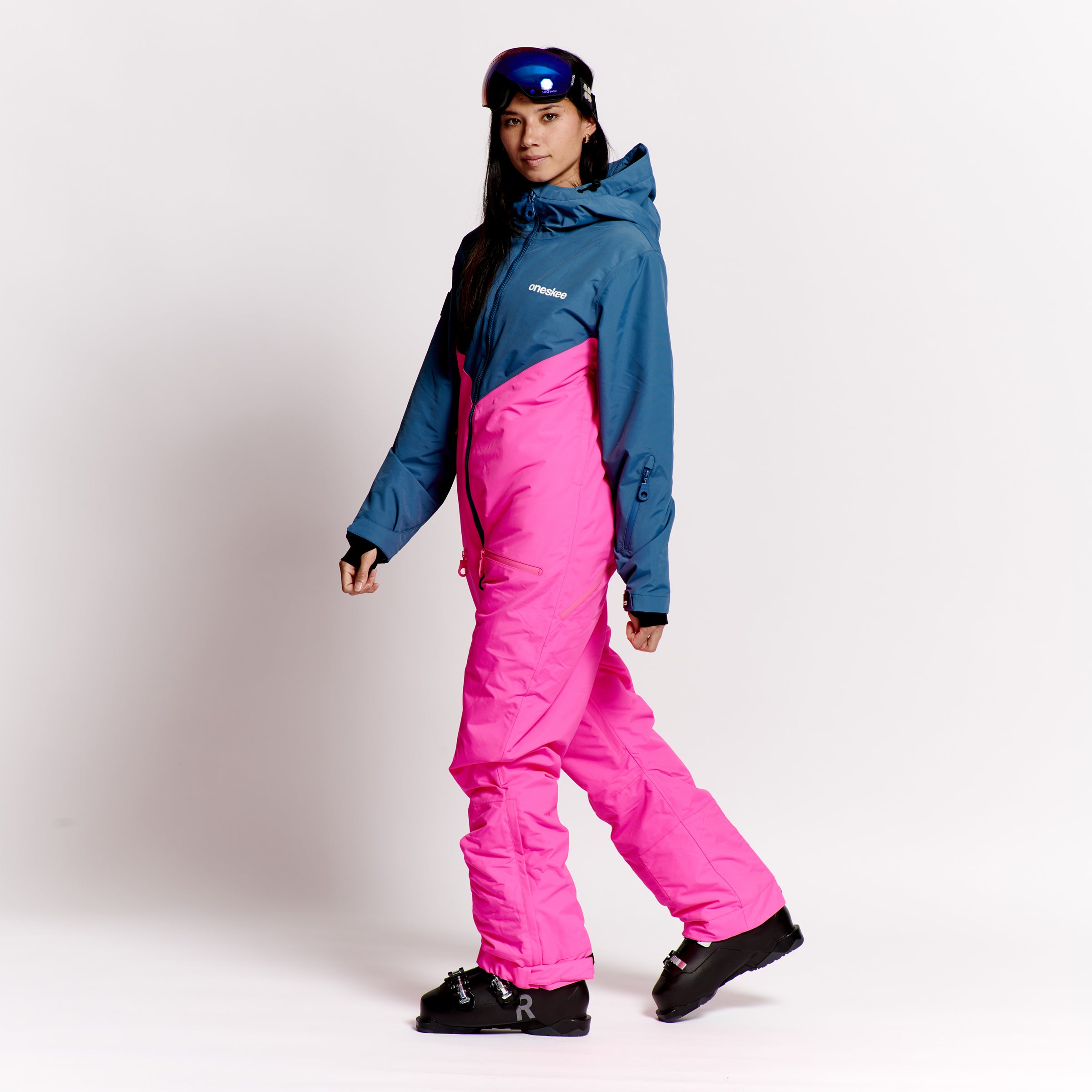 Women's Snow Suit, Neon Pink