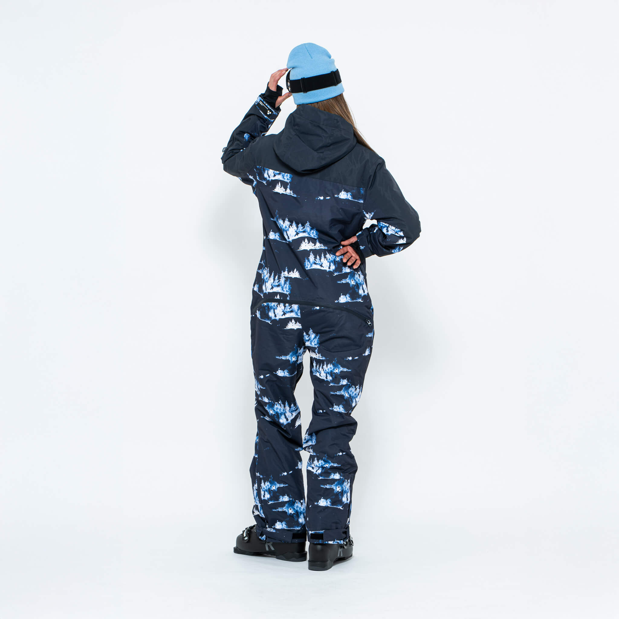 Women's Snow Suit, Blue Forest