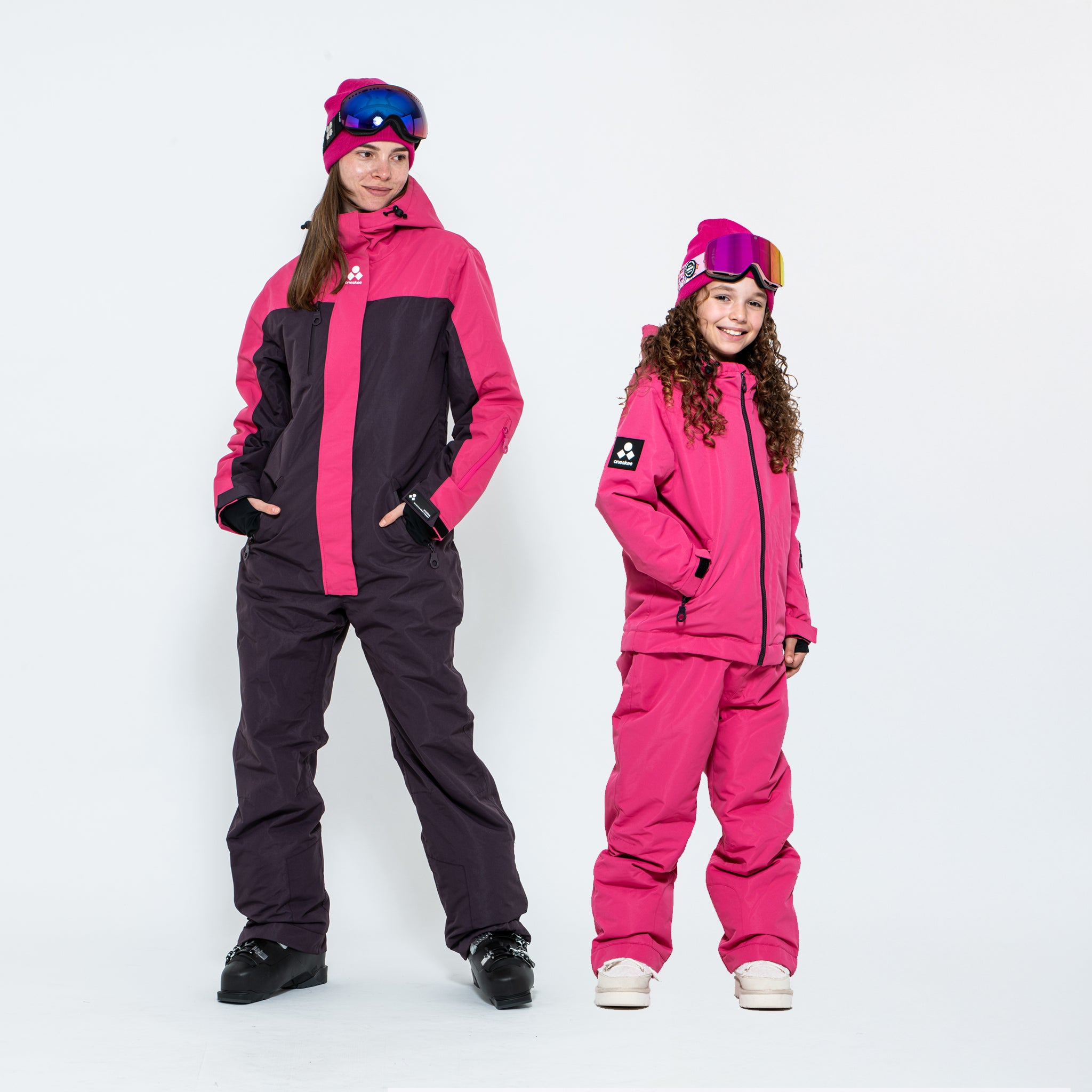 Kids 2-in-1 Snow Suit, Raspberry