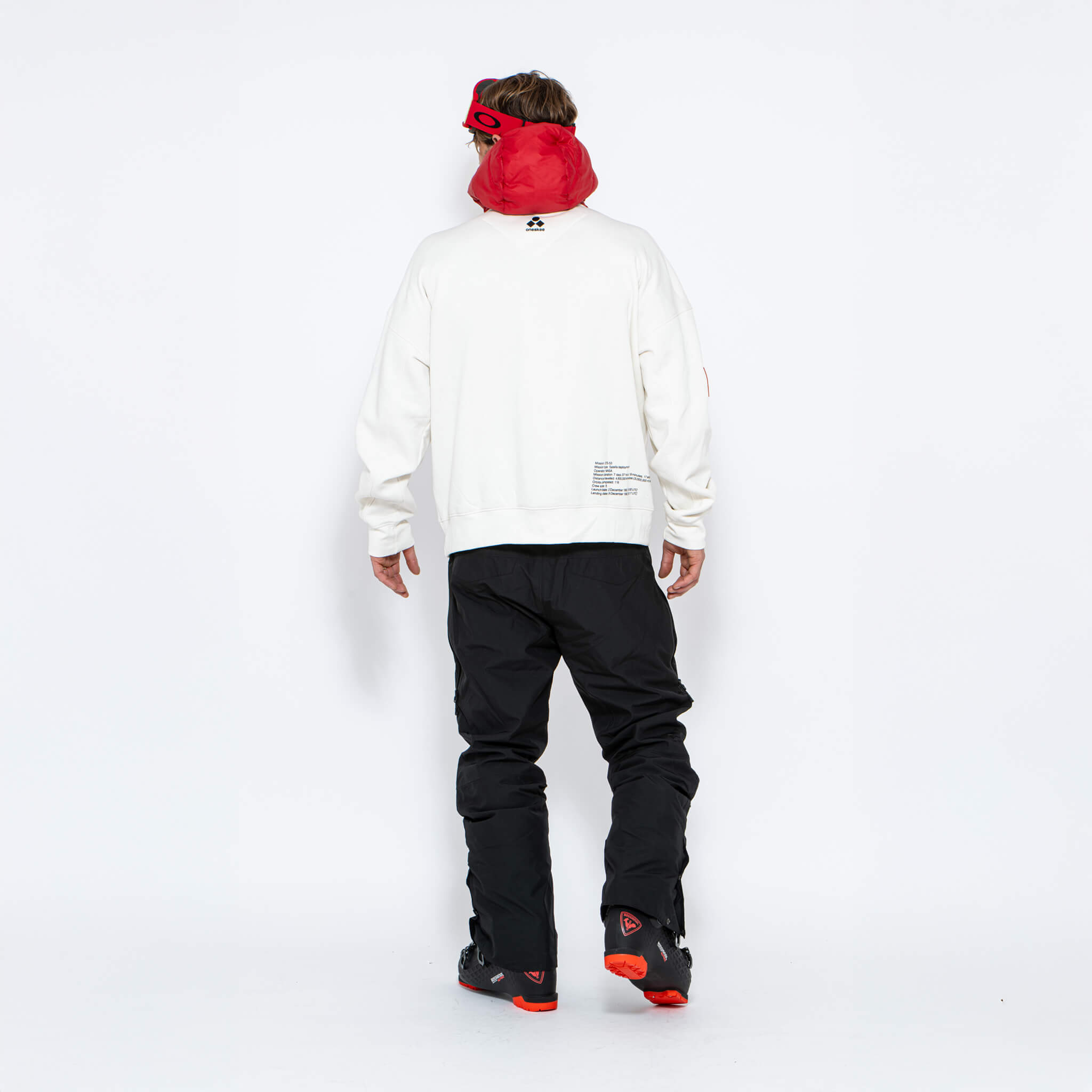 WR Puffer Hoodie, White NASA