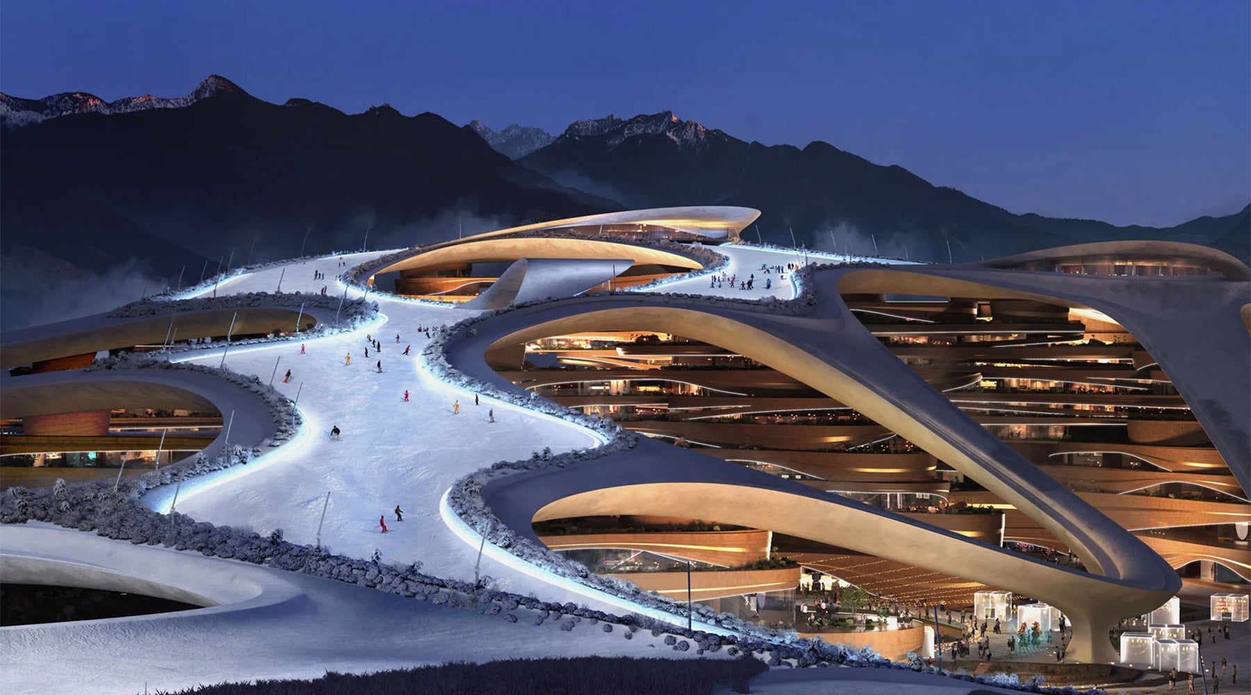 Trojena: A Futuristic Desert Ski Resort