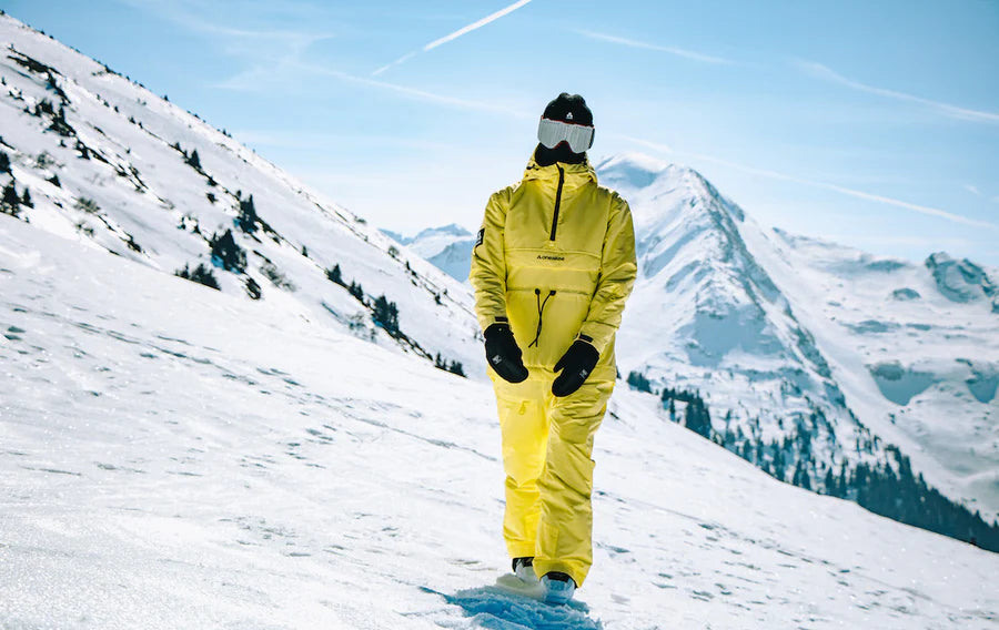Yellow Ski Suits