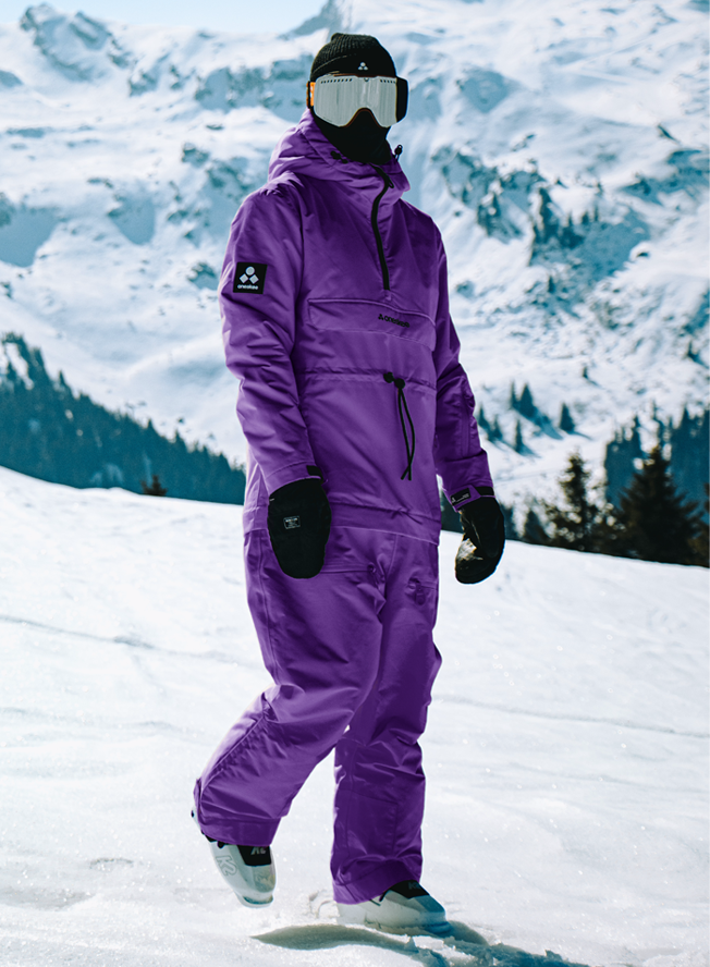 Women s 3 in 1 Snow Suit Purple