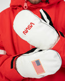 NASA Explorer Mittens - White