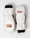 NASA Explorer Mittens - White
