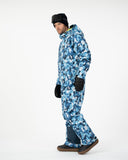 Men’s Edge One Piece Snow Suit - Blue Camo