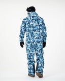 Men’s Edge One Piece Snow Suit - Blue Camo