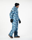 Men’s Edge One Piece Snow Suit - Blue Camo