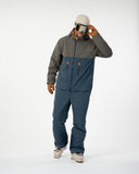 Men’s Alpine One Piece Snow Suit - Olive & Navy