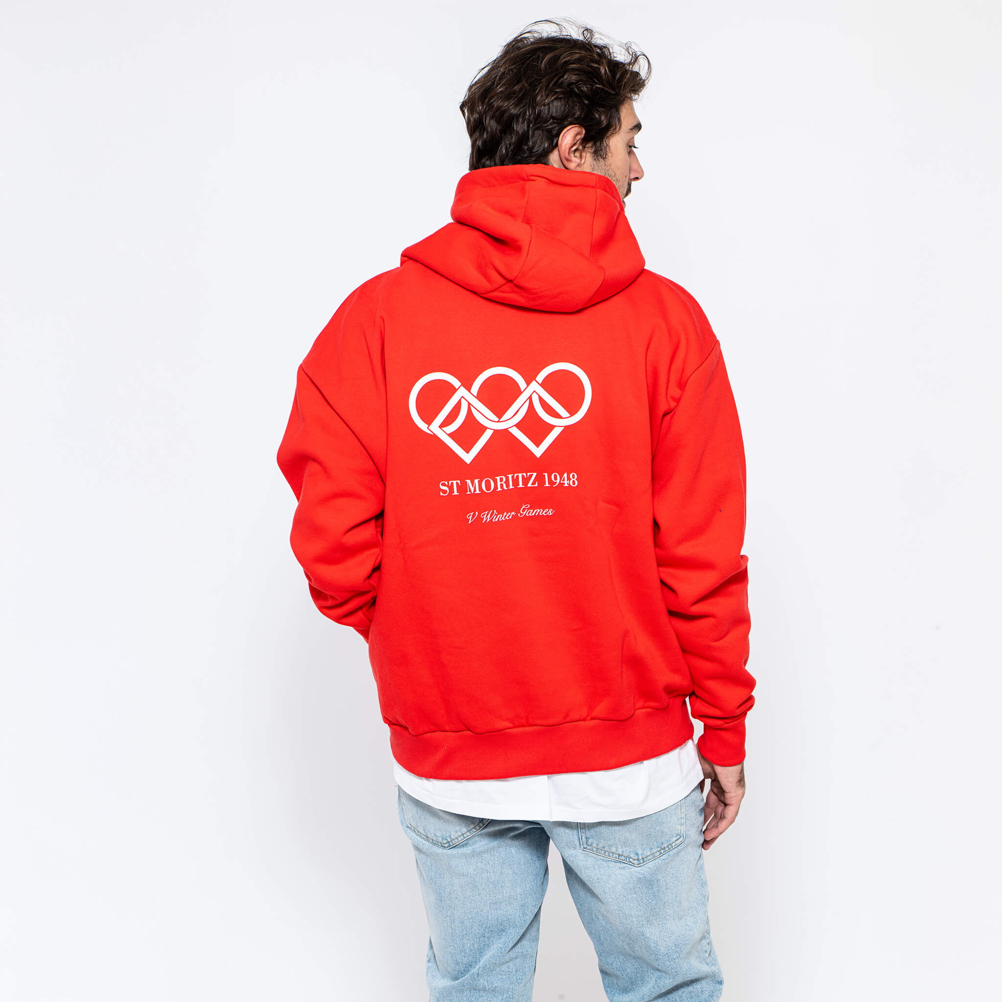 V Winter Games Hoodie, Red