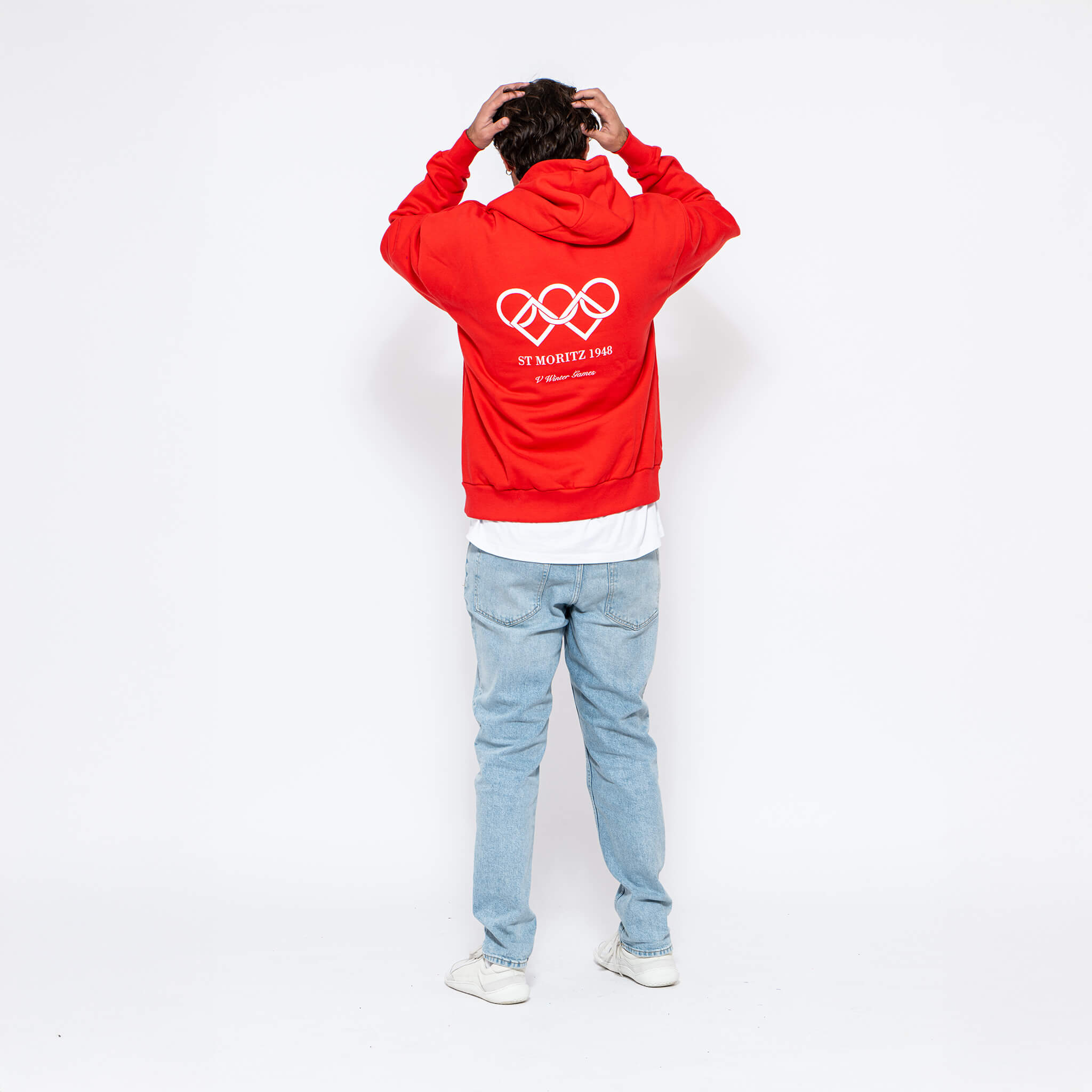 V Winter Games Hoodie, Red