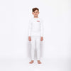 Kids Base Layer Set, White NASA