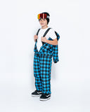 Kids 2-in-1 Snow Suit, Blue Check