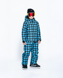 Kids 2-in-1 Snow Suit, Blue Check