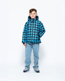 Kids 2-in-1 Snow Suit, Blue Check