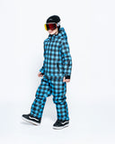 Kids 2-in-1 Snow Suit, Blue Check