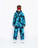 Kids 2-in-1 Snow Suit, Turquoise Tie Dye