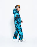 Kids 2-in-1 Snow Suit, Turquoise Tie Dye