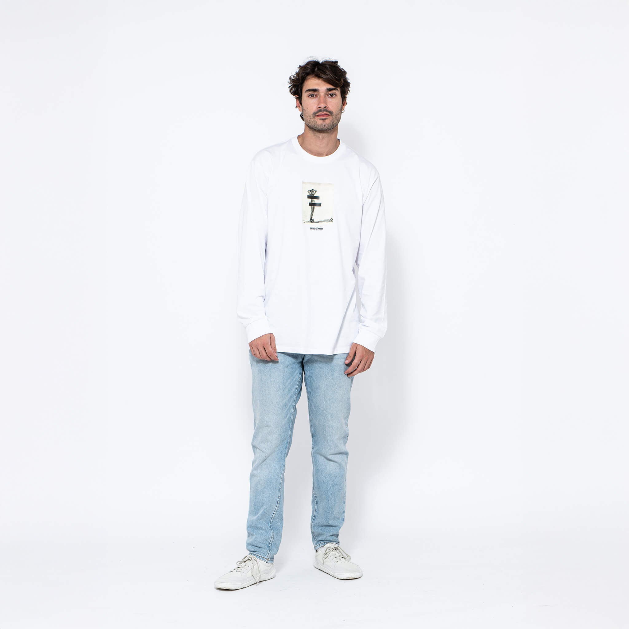 Censored LS Tee, White
