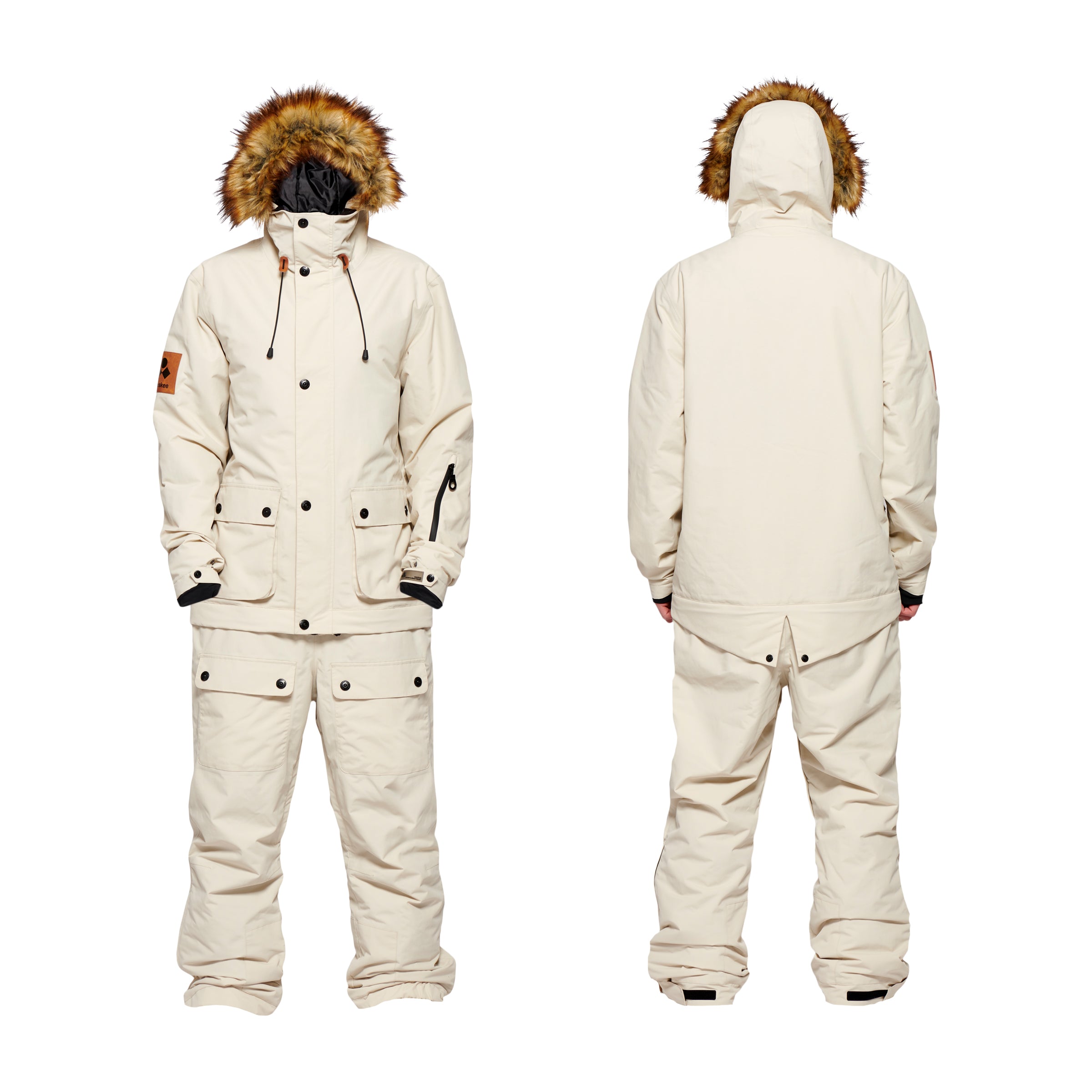 Men's 2-in-1 Snow Suit, Stone