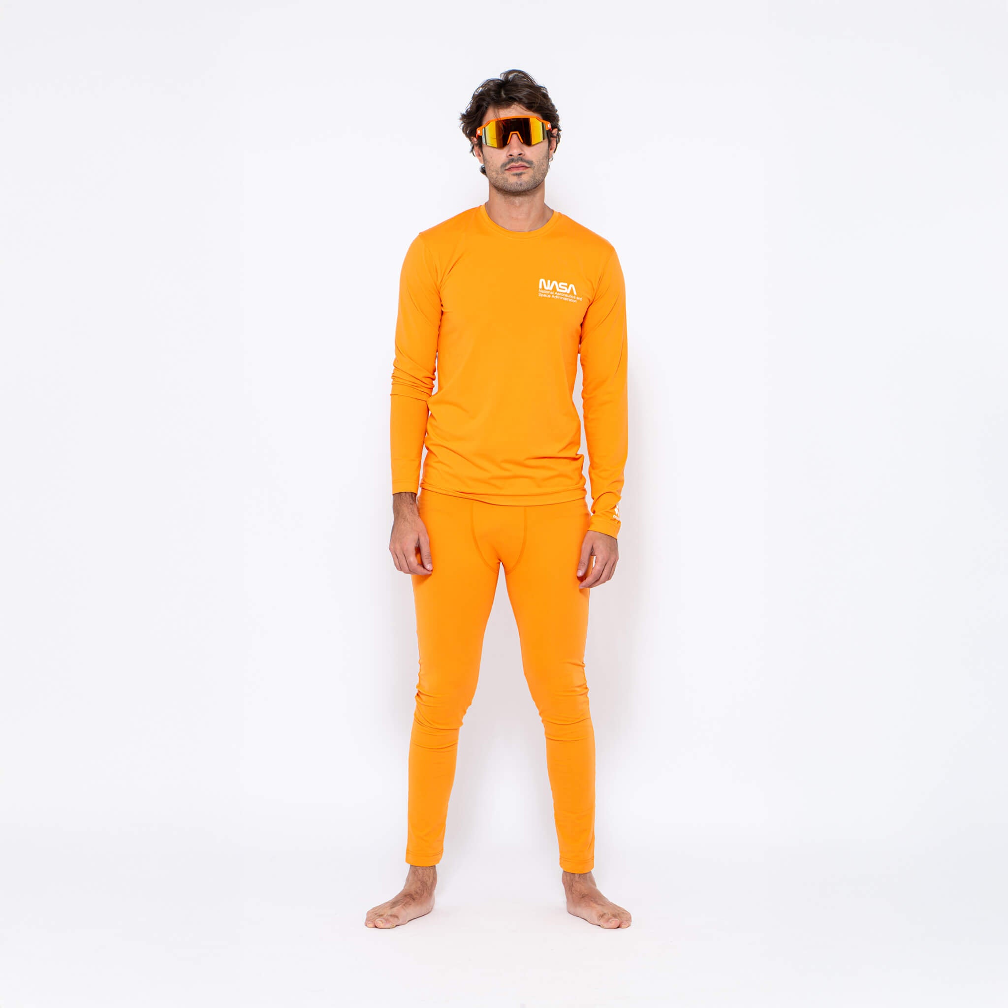 Men's Base Layer Set, Orange NASA