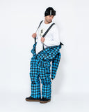 Men's Snow Suit, Blue Check