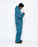 Men's Snow Suit, Blue Check
