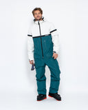 Men's Snow Suit, Green & White