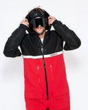 Men's Snow Suit, Red & Black