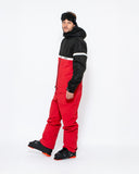 Men's Snow Suit, Red & Black