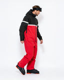 Men's Snow Suit, Red & Black