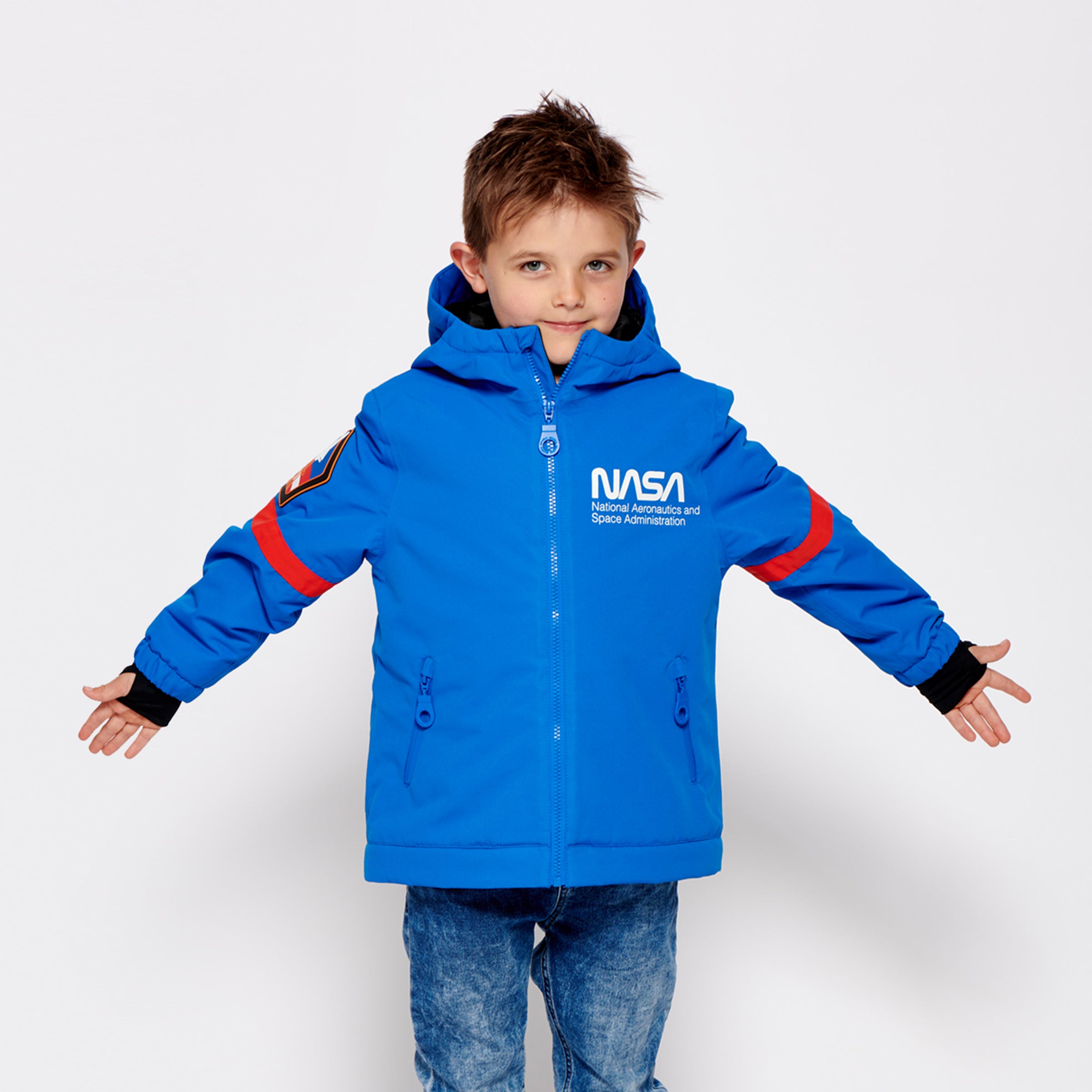 Kids 2-in-1 Snow Suit, Blue NASA