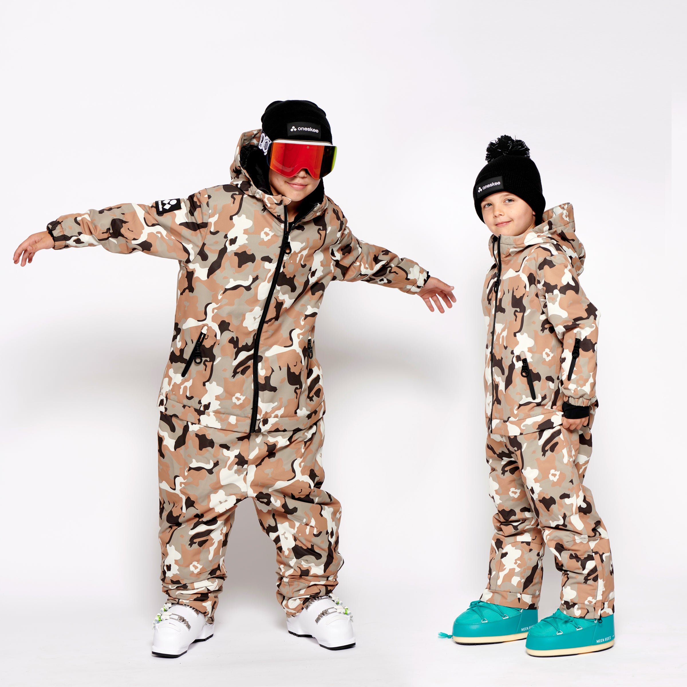 Kids 2-in-1 Snow Suit, Brown Camo